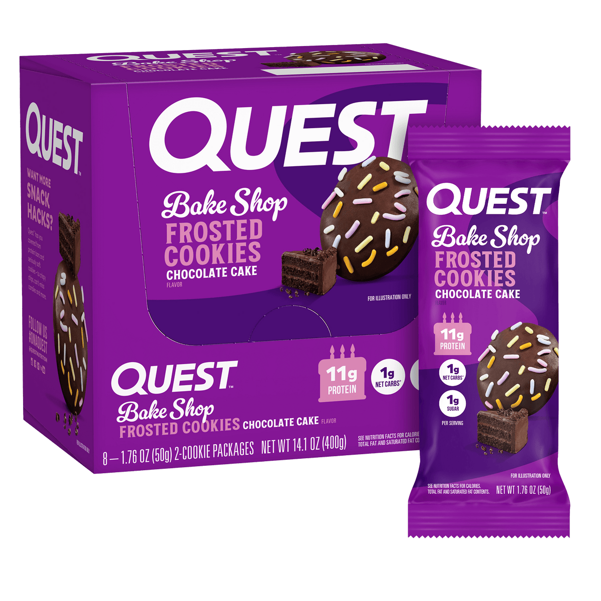 Frosted Cookies Chocolate Cake Twin Pack