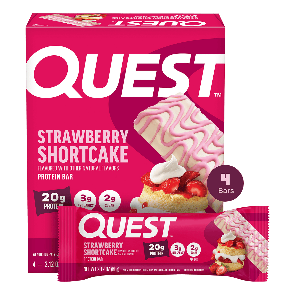 Strawberry Shortcake Protein Bar
