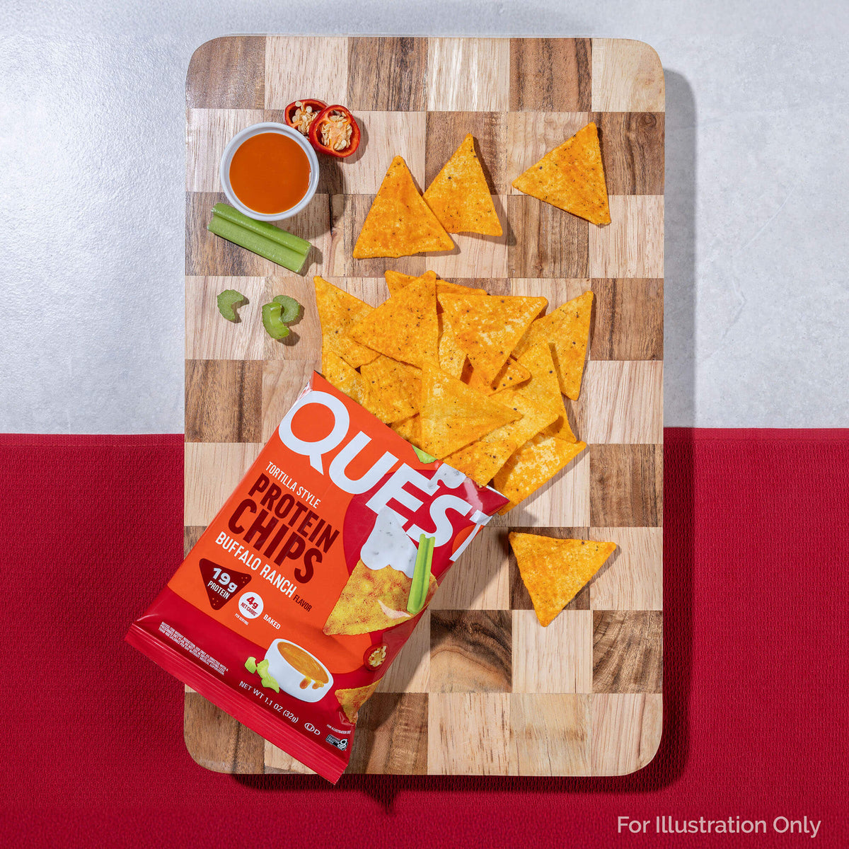 Buffalo Ranch Protein Chips